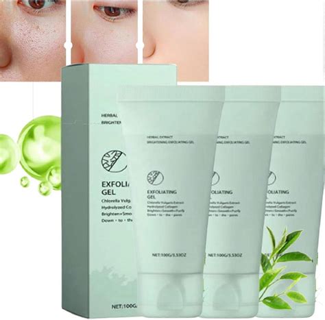 exfoliating gel herbal extract brightening exfoliating gel herbal