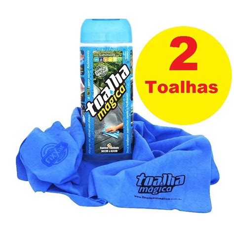 KIT 2 Toalhas Mágica Multiuso Alta Absorção Seca E Limpa Carro 2 Un