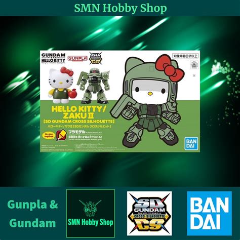 Sdcs Super Deformed Cross Silhouette Hello Kitty Zaku Ii Gunpla Gundam