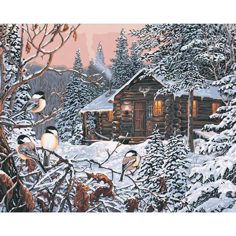 Plaid Paint By Number Kit Enchanted Woods X Inches No