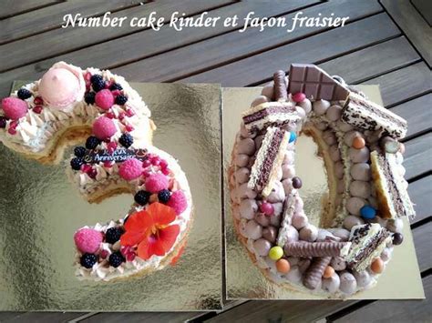 Recettes De Number Cake Et Fraisier