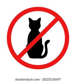 Vector No Cat Sign Illustration Stock Vector (Royalty Free) 2023510697 ...