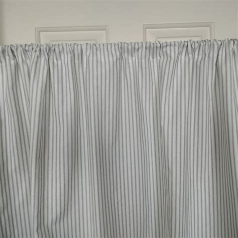 Farmhouse Red Ticking Curtains Etsy