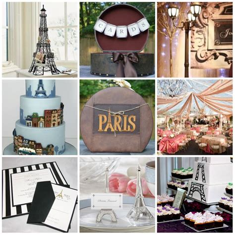 Paris Themed Wedding