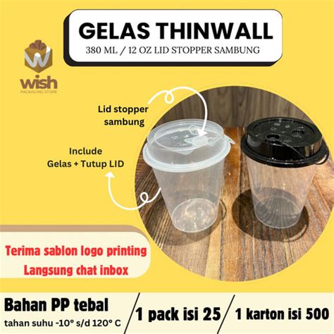 Jual Cup Pp Injection Gelas Plastik Oz Isi Pcs Oz