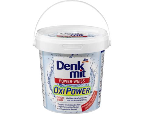 Denkmit Oxi Power Power WEISS засіб для виведення плям для білого