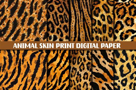 Animal Skin Prints Digital Paper Graphic By Protabsorkar11 · Creative