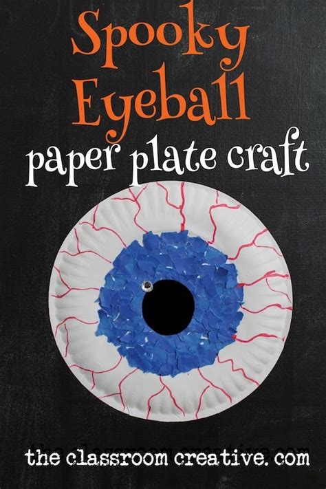 Spooky Eyeball Paper Plate Craft Pictures, Photos, and Images for ...
