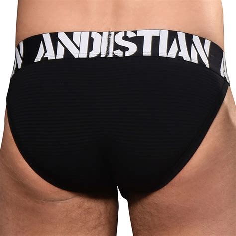 Andrew Christian Almost Naked City Tanga Briefs Black Inderwear