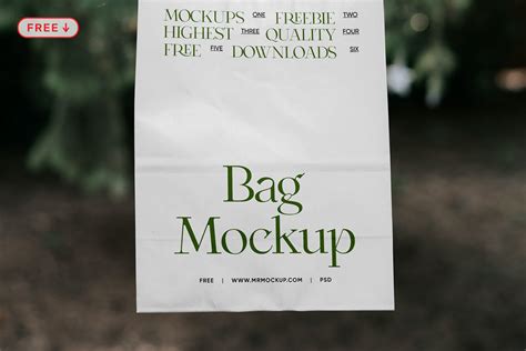 Free Packaging Paper Bag Mockup :: Behance