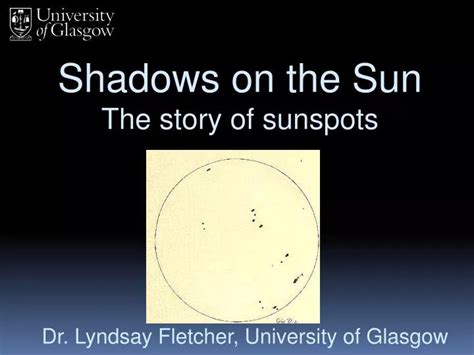 PPT Shadows On The Sun The Story Of Sunspots PowerPoint Presentation