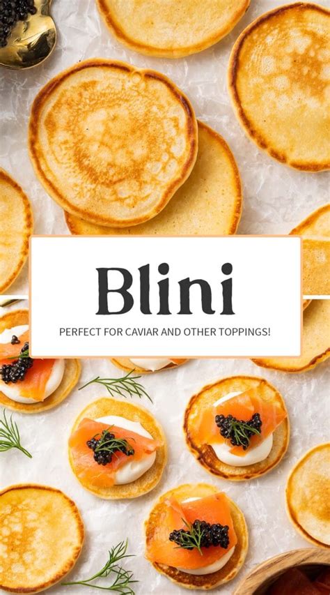 Cocktail Blini (For Caviar and More!) - 40 Aprons