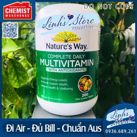 Vitamin Tổng Hợp Nature’s Way Complete Daily Multivitamin 200 Viên Shopee Việt Nam