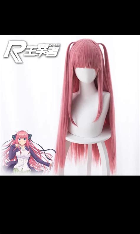 Wts Nino Nakano Cosplay Wig Quintessential Quintuplets Cos Hobbies And Toys Memorabilia