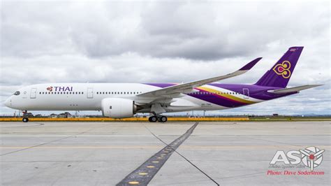 Thai Airways Brings The Airbus A350 To Melbourne Aviation Spotters