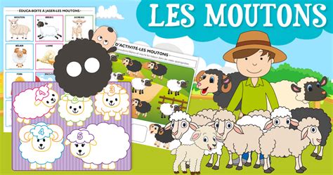 Les moutons activités pour enfants Educatout