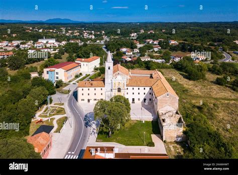 An Aerial View Of Sveti Petar U Sumi Croatia Stock Photo Alamy