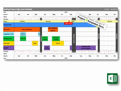 12 Excel Roadmap Template - Excel Templates - Excel Templates