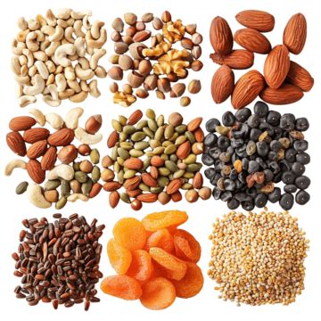 Organic Nuts Grains And Dried Fruits Healthy Food Fruit Nuts Cereal