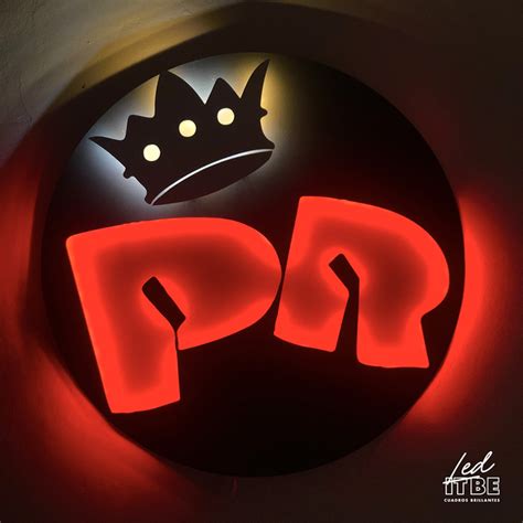 Patricio Rey Logo Led 40cm