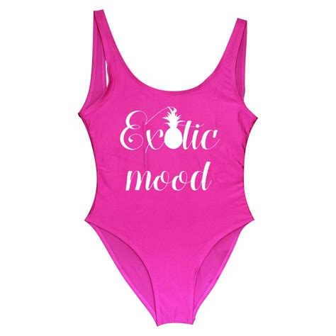 Exotic Mood Sexy Swimwear Female One Piece Swimsuit Swimming Bodysuit