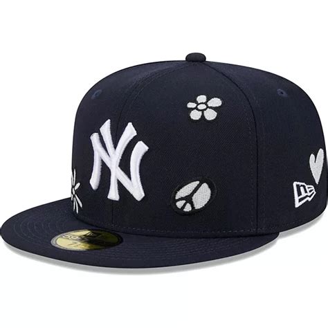 Men's New Era Navy New York Yankees Sunlight Pop 59FIFTY Fitted Hat