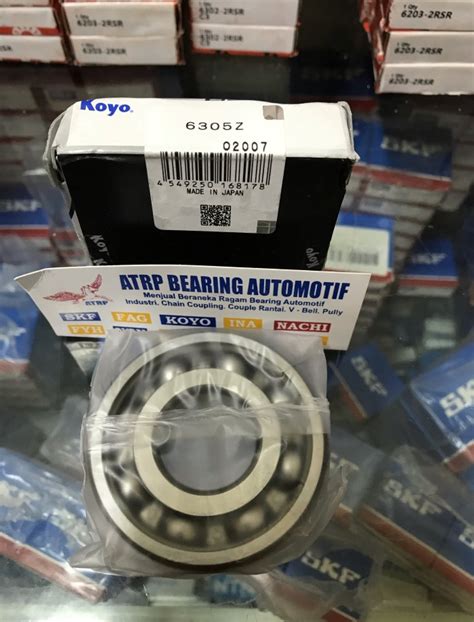 BALL BEARING 6305 Z TUTUP BESI SEBLAH KOYO JAPAN Lazada Indonesia