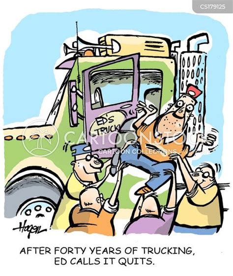 Truck Driver Cartoons and Comics - funny pictures from CartoonStock