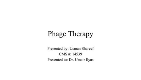 Phage Therapy.pptx