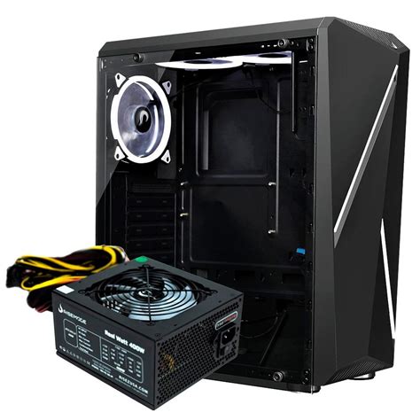 Gabinete Gamer Rise Mode Z2 Glass RGB 1x Fan Preto RM Z02 02 RGB