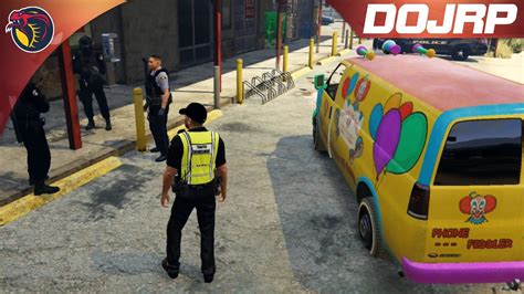 Gta Roleplay Dojrp On Patrol The Fleeca Bank Hold Up Foot