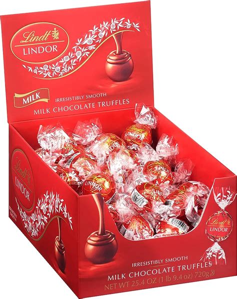 Lindt, Lindt & Sprungli (Usa) Inc. Lindt Lindor milk chocolate truffles ...