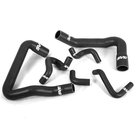 Sve Mustang Silicone Radiator Hose Kit Matte Black