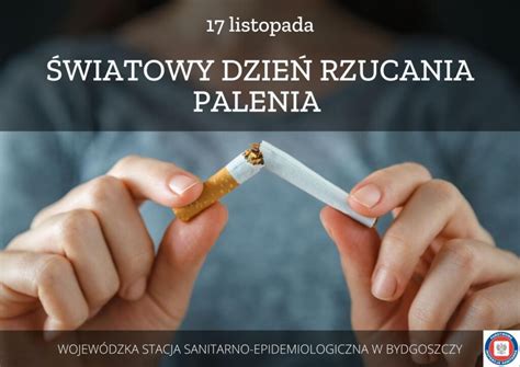 17 listopada przypada Światowy Dzień Rzucania Palenia Powiat Świecki