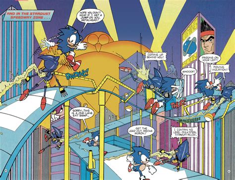 Sonic Vs Metal Sonic Comic