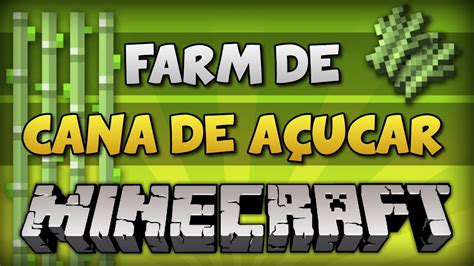 Minecraft Farm de CANA DE AÇUCAR Plantação 100 Automática e