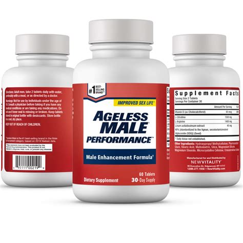 Ageless Male Performance Nitric Oxide Booster For Men