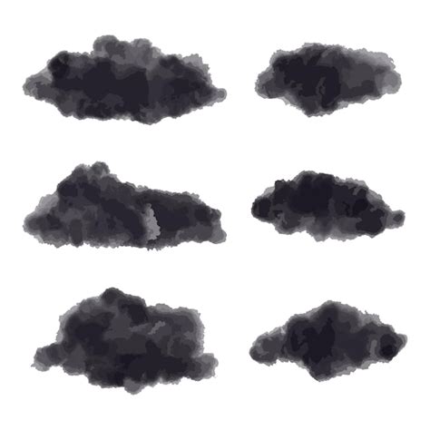 Vecteurs et illustrations de Nuage noir en téléchargement gratuit Freepik