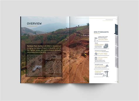 Annual Report And Accounts Rainbow Rare Earths On Behance