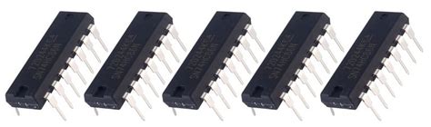 5 X SN74HC86N DIP14 Quadruple 2 Input Exclusive OR Gates Through Hole