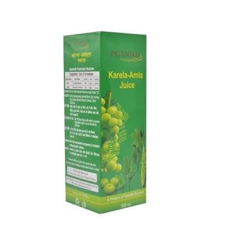 Patanjali Karela Amla Juice 500 Ml Buy Indian Products Online