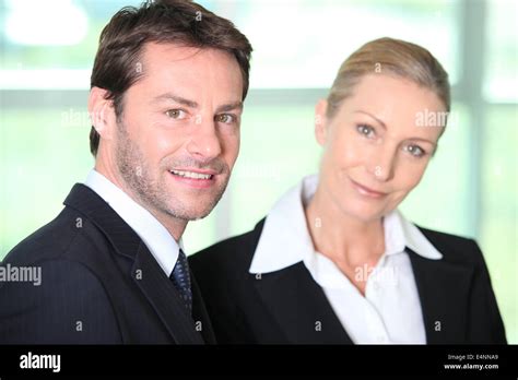 Businessman And Woman Stock Photo Alamy