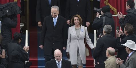 Why Nancy Pelosi Is Wearing a Blue Button to Donald Trump's Inauguration