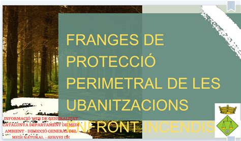 Franges De Protecci Perimetral Prevenci D Incendis Web Oficial De