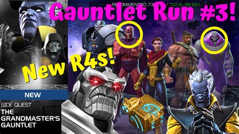 New Rank 4s Grandmasters Gauntlet R4 Nimrodmagneto 100 Live Marvel Contest Of Champions