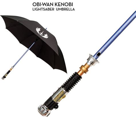 Star Wars Lightsaber Umbrella Obi Wan Kenobi At Mighty Ape Nz