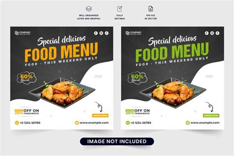 Restaurant food menu template vector