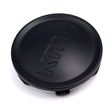 Set Of Kmc Satin Black Snap On Center Cap For Km Pivot Wheels Sc