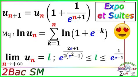 Fonction Exponentielle Exponentielle Et Suites 2 Bac Sm [exercice 15] Youtube