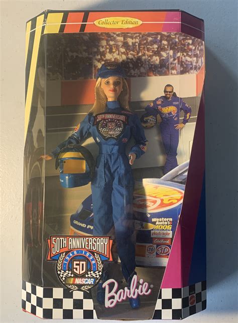 Mavin Th Anniversary Nascar Barbie Doll Nrfb